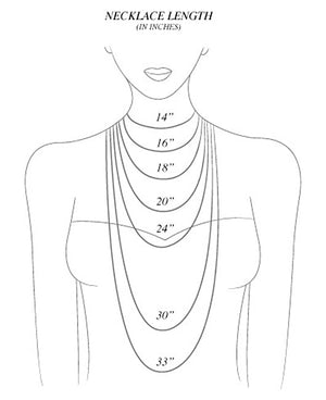 ERIKA layered herringbone necklace - 