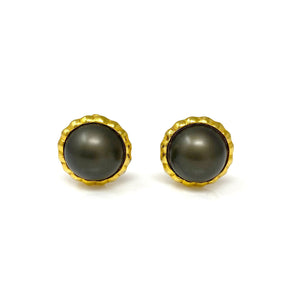 IVERSON vintage taupe clip earrings - 