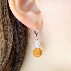 KADEN topaz crystal earrings - 