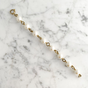 KOSTA vintage opalescent pearl bracelet - 