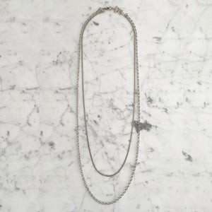 MEYER multi herringbone necklace-GREEN BIJOU