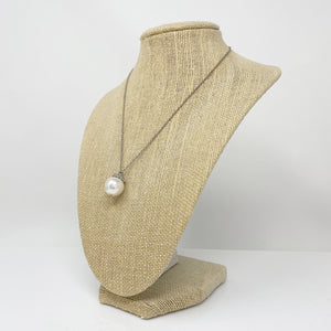 ABBOTT statement pearl pendant necklace - 