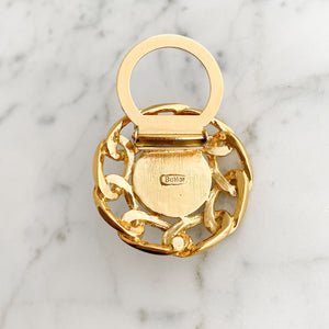 BUTLER gold chain scarf clip - 