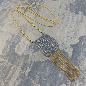 HENDRICK cut steel buckle necklace from Paris - 