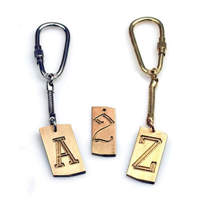 KALINDA personalized brass keychain - 