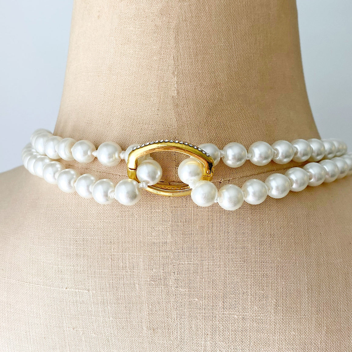 NELLA hinged clip necklace shorteners-GREEN BIJOU NELLA hinged clip necklace shorteners-GREEN BIJOU