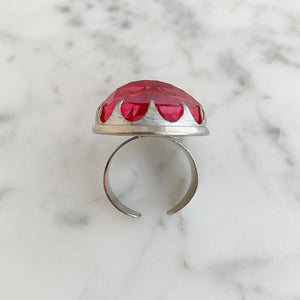 WHEATON statement pink cocktail ring - 