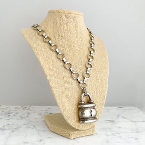 AGATHA vintage lock necklace - 