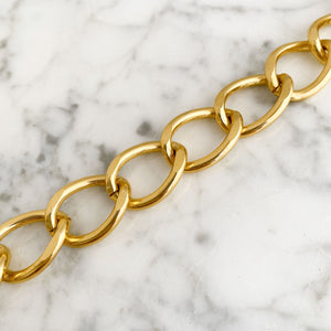 AMANDA lightweight gold chain belt - 