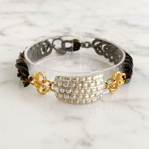 ANTHONY mixed metal chain bracelet - 