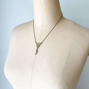 ARCHIE Art Deco style pendant necklace - 