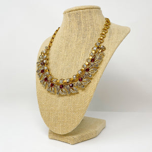 ASTRID vintage crystal necklace - 