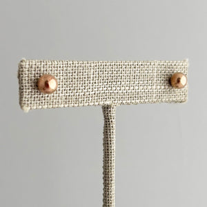 BAMBI rose gold ball studs - 