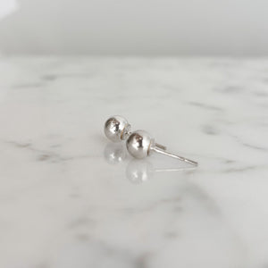 BAMBI sterling silver ball studs - 