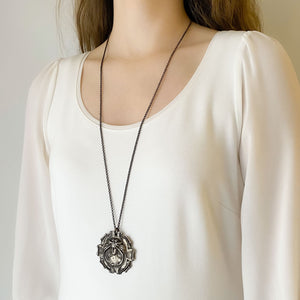 BIXBY Art Nouveau figural pendant necklace - 