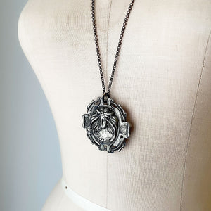 BIXBY Art Nouveau figural pendant necklace - 