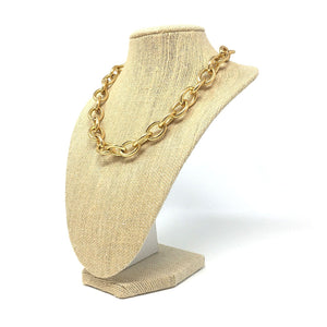 BRAXTON chunky gold necklace - 