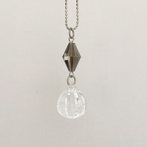 CADENCE lucite teardrop pendant necklace - 