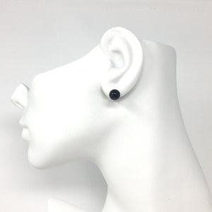 CARLOTTA onyx ball studs - 