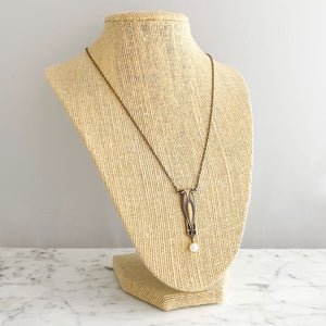 CLAUDINE Art Deco pearl necklace - 