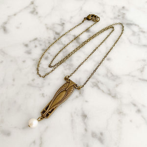 CLAUDINE Art Deco pearl necklace - 