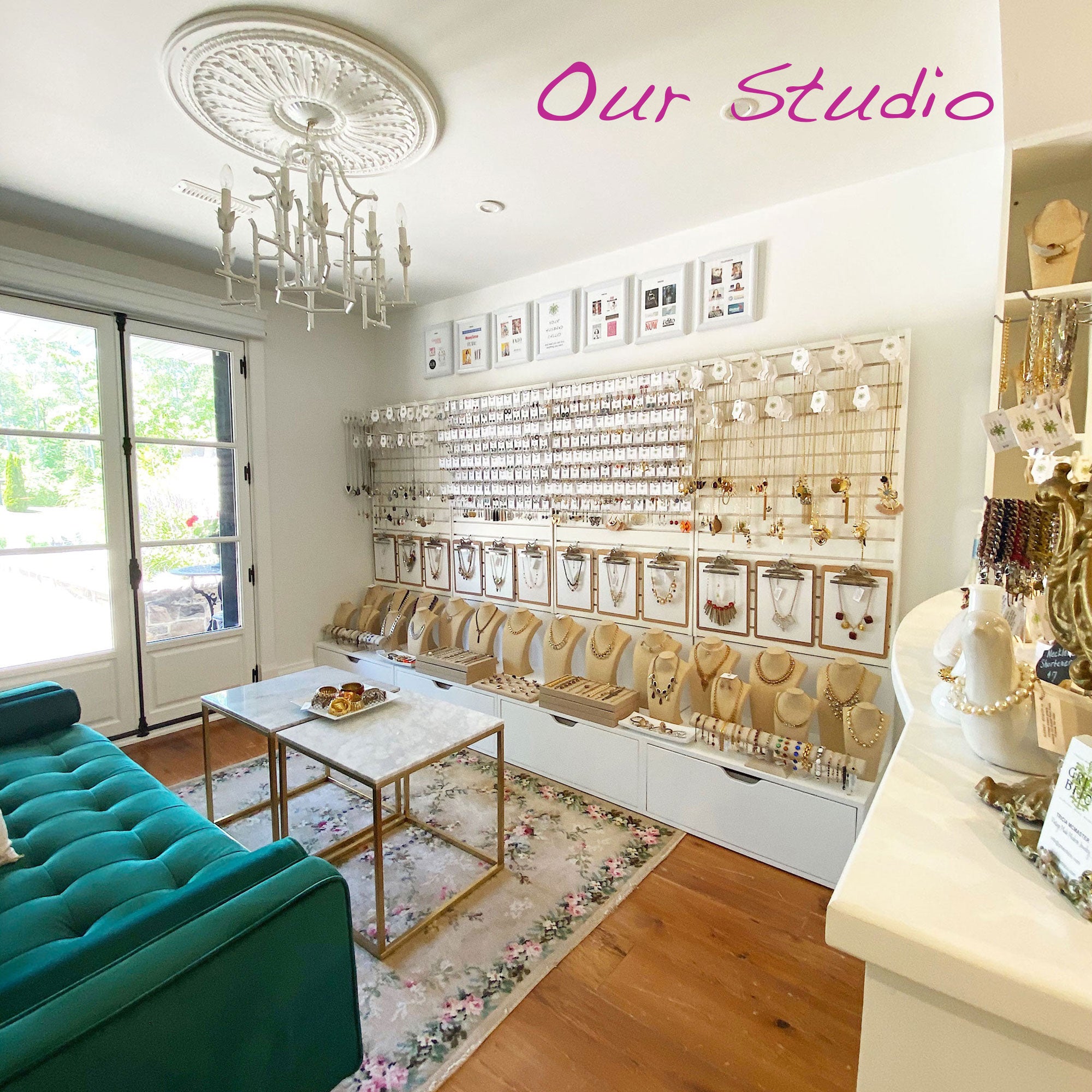 DARCY Art Deco crystal and oxidized bronze pendant earrings - 