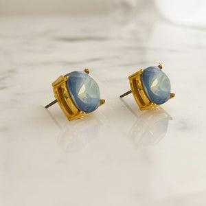 CYNTHIA blue opalite stud earrings - 