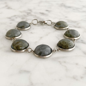 DAGMAR Labradorite link bracelet-GREEN BIJOU