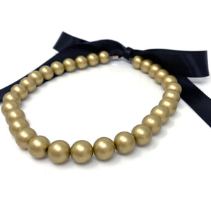 DARCY gold pearl necklace (more colours available) - 