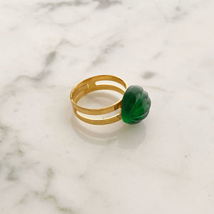 DARYLE emerald cocktail ring - 