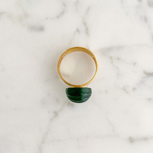 DARYLE emerald cocktail ring - 