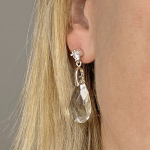 ELISE 19th century crystal earrings - 