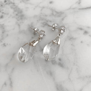 ELISE 19th century crystal earrings - 