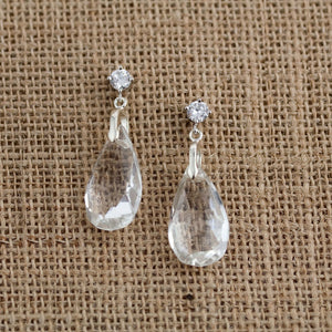 ELISE 19th century crystal earrings - 