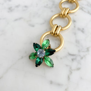 ELWOOD 2 in 1 gold chain necklace with removable flower - 