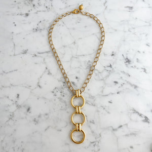 ELWOOD 2 in 1 gold chain necklace with removable flower - 