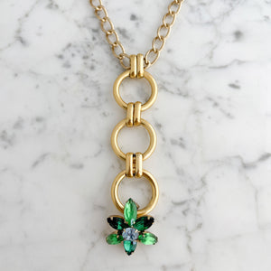 ELWOOD 2 in 1 gold chain necklace with removable flower - 