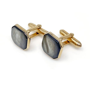 EMERSON vintage Swank shell cuff links - 