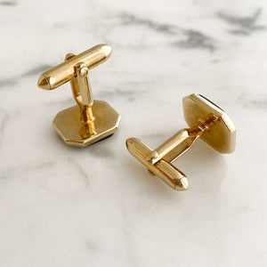 EMERSON vintage Swank shell cuff links - 