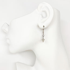 ERIS silver spike earrings - 