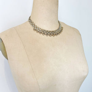 FOSTER vintage chain choker necklace - 