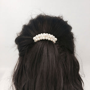 GERVAIS cream pearl barrette - 