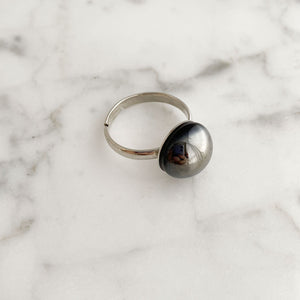 HARLEY hematite ring - 