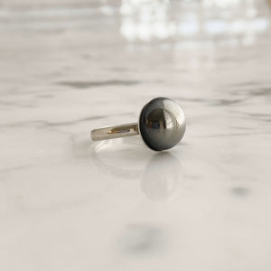 HARLEY hematite ring - 