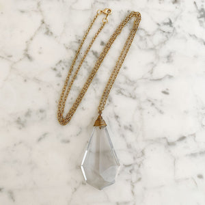 HARRIS-2 crystal chandelier pendant necklace - 