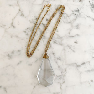 HARRIS-2 crystal chandelier pendant necklace - 