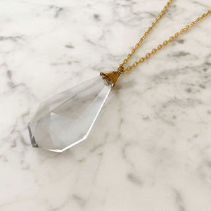 HARRIS-2 crystal chandelier pendant necklace - 