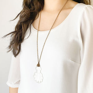 HARRIS-3 crystal chandelier pendant necklace - 