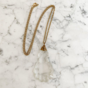 HARRIS-3 crystal chandelier pendant necklace - 