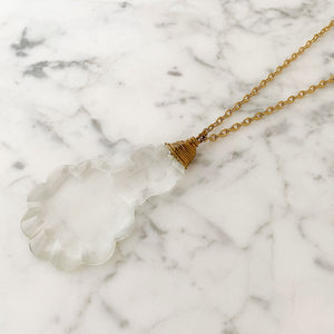 HARRIS-3 crystal chandelier pendant necklace - 
